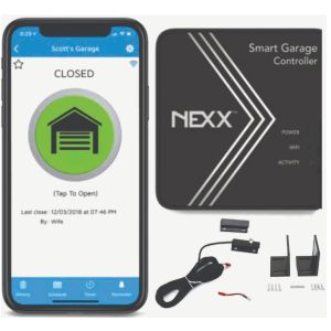 Nexx NXG-200 Wired Sensor + Mounting Brackets - for Nexx Smart Garage